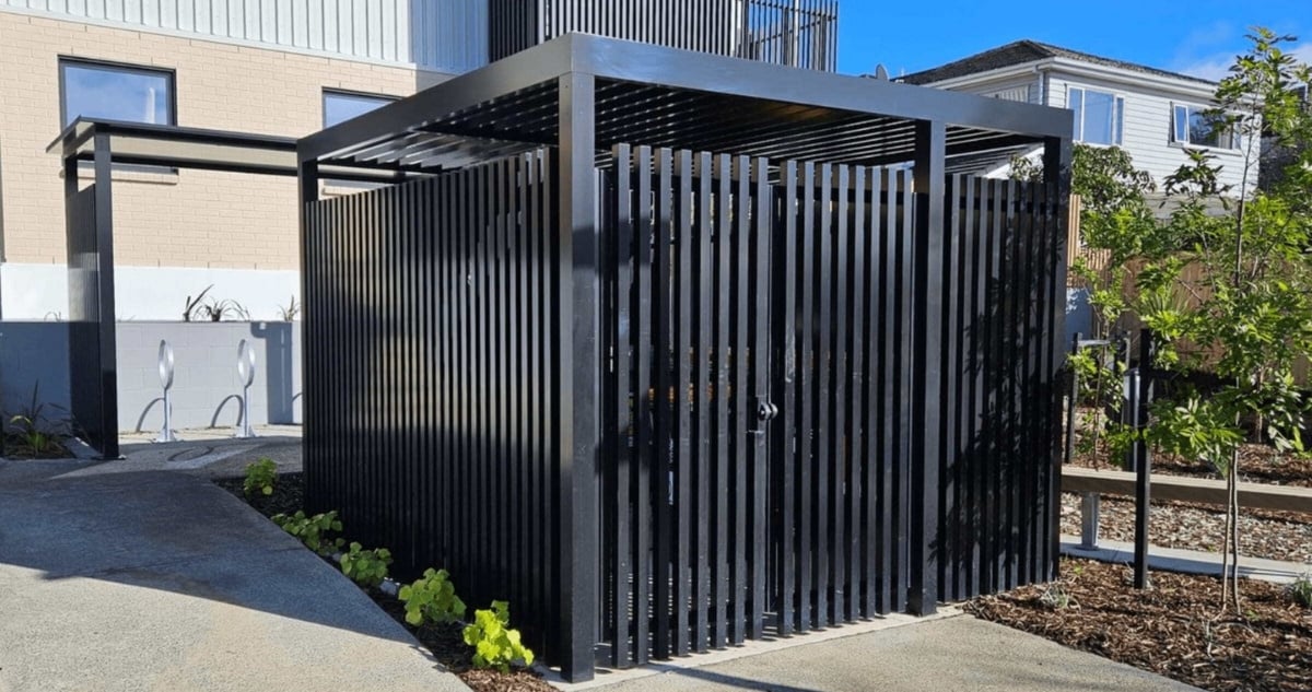 Bin screen project in townhouse by Aurae
