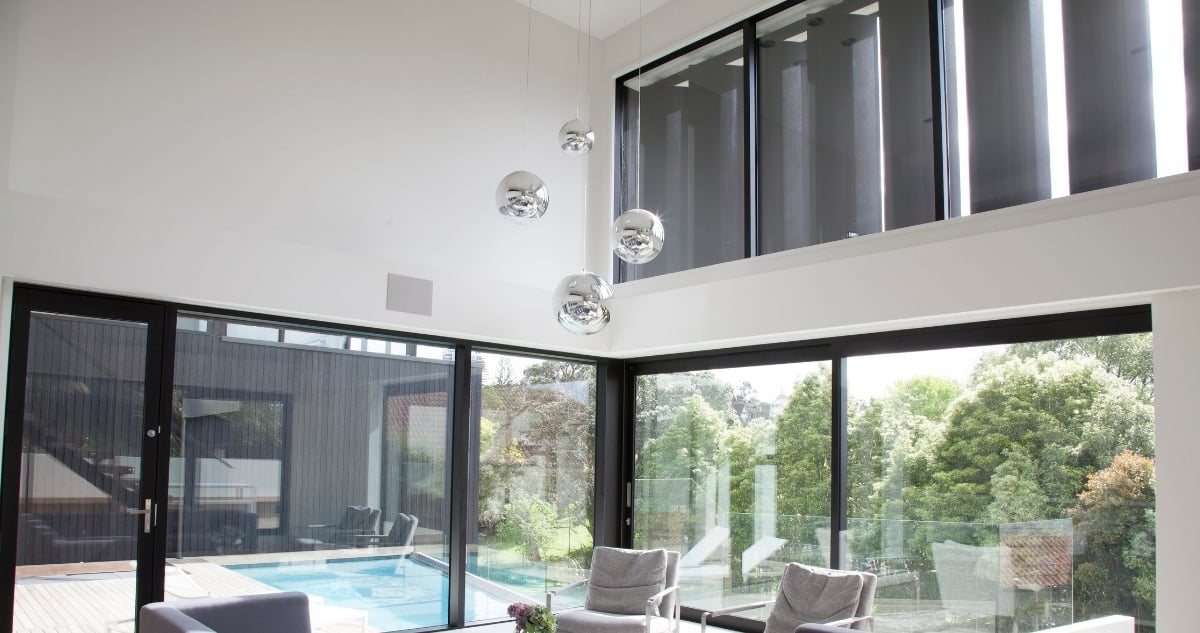 Motorised louvre systems by Aurae