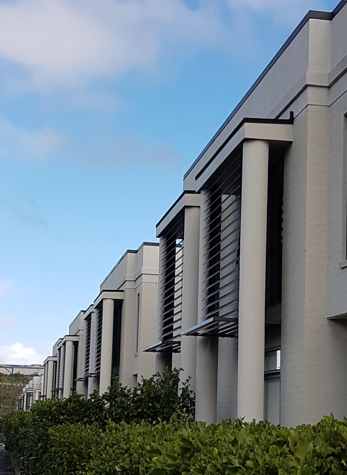 Fixed louvre blades - Stonefields Special Housing Development