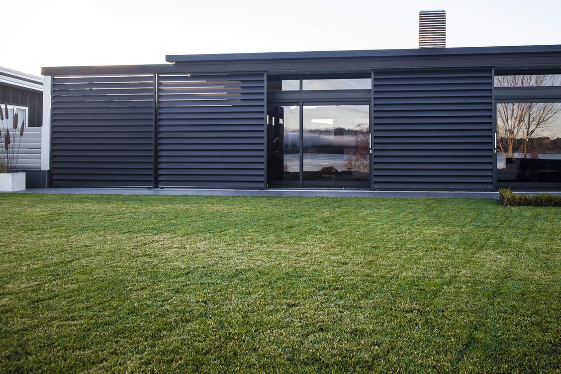 Louvre sliding shutters - Taupo Residential Property