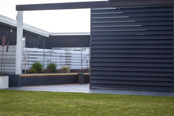 Louvre shutters for privacy - Taupo Residential Property