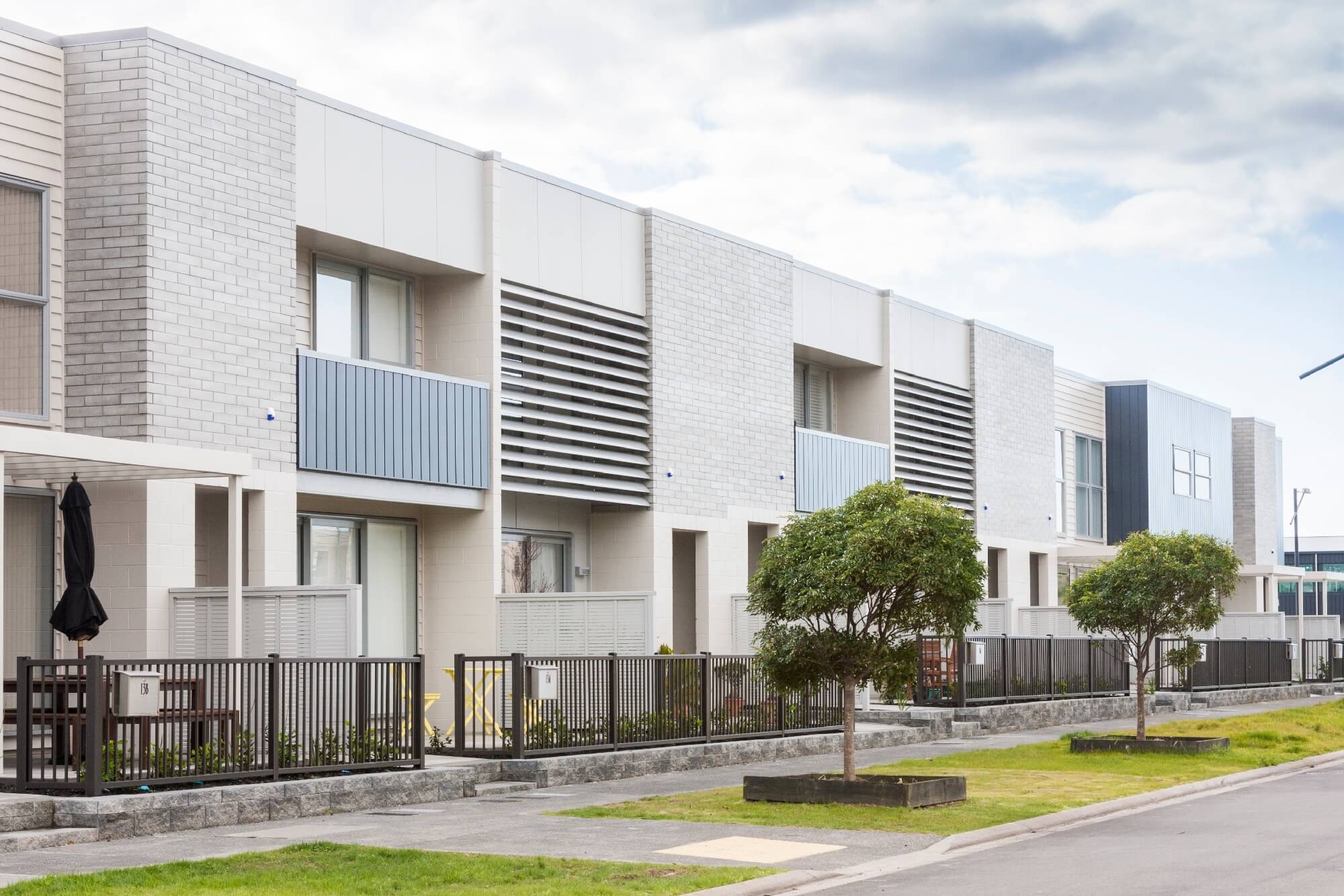 External Louvres on apartments