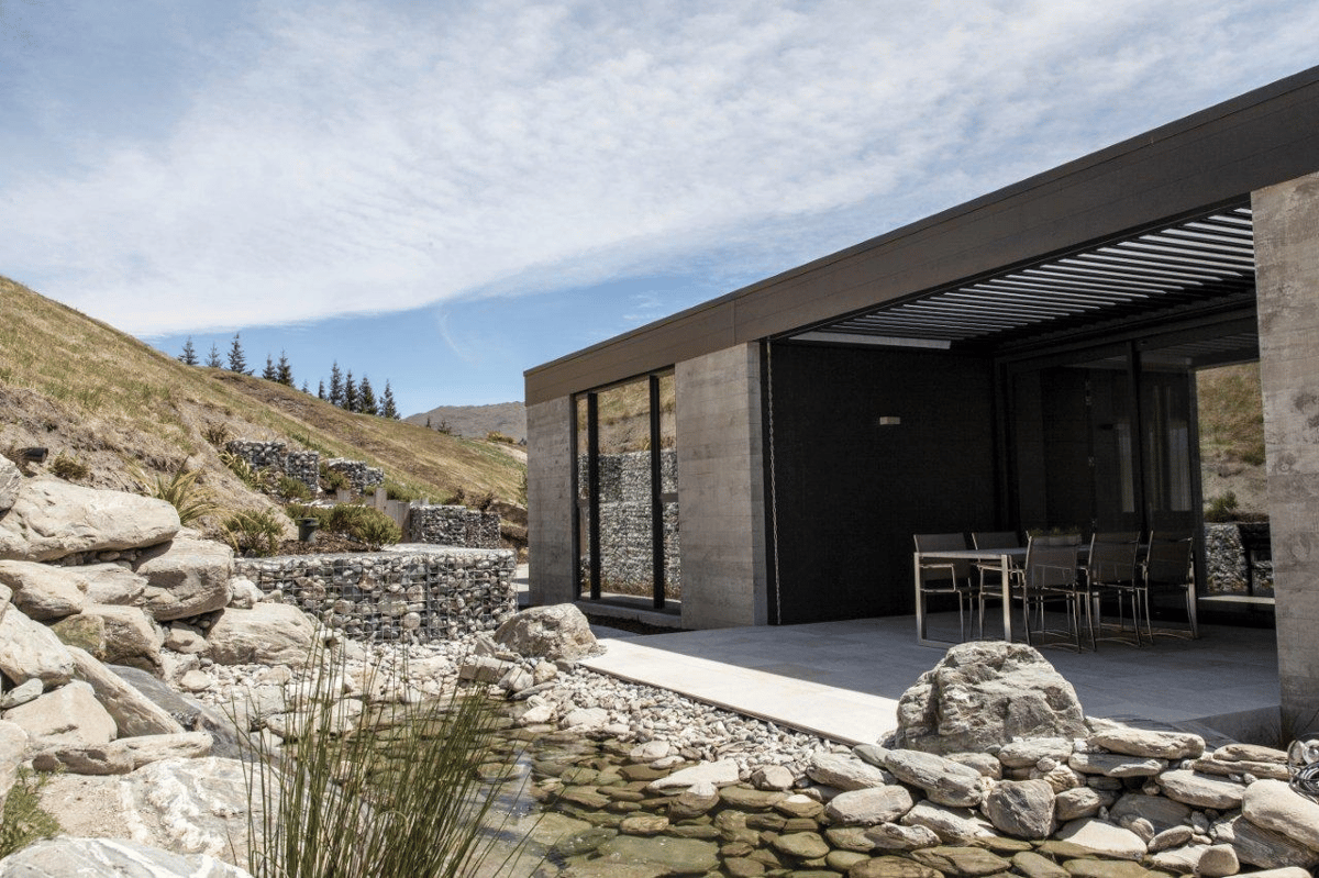 Covered roof used to add an architectural statement