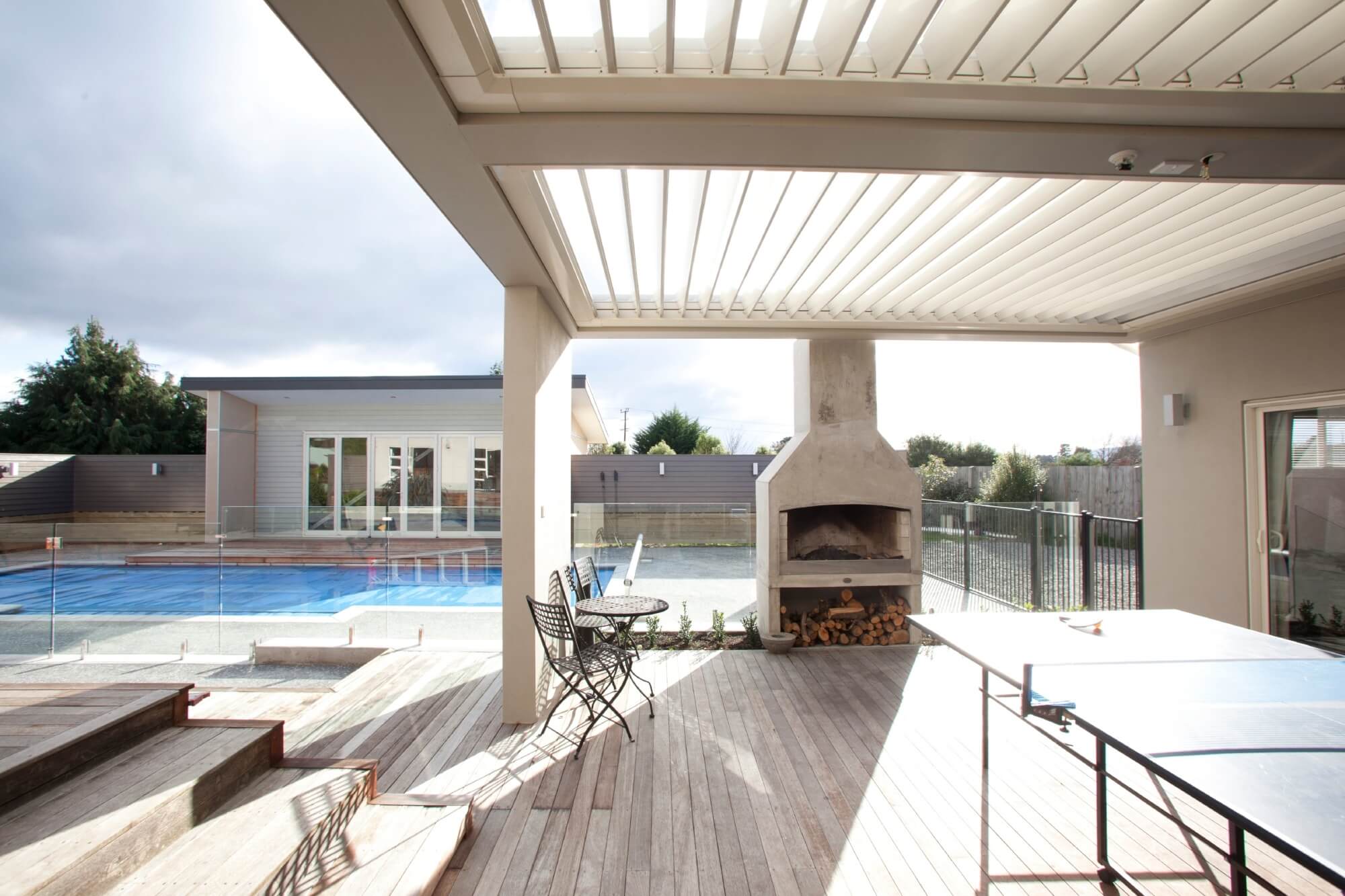 Types of louvre opening roof systems Aurae