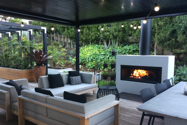 Trendz outdoor fireplace