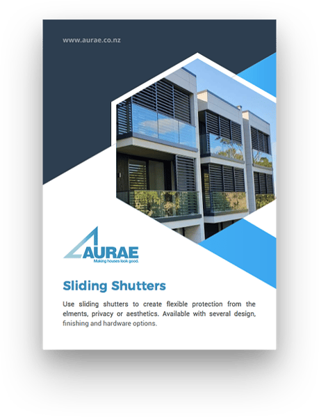 Aurae sliding shutters brochure