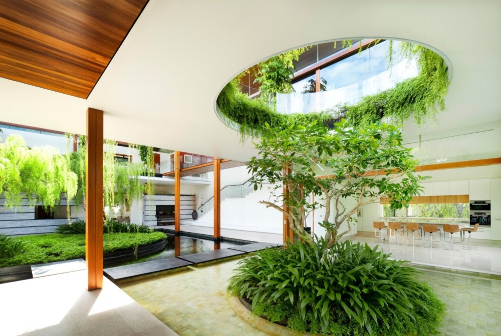 Using greenery indoors to connect occupants to nature