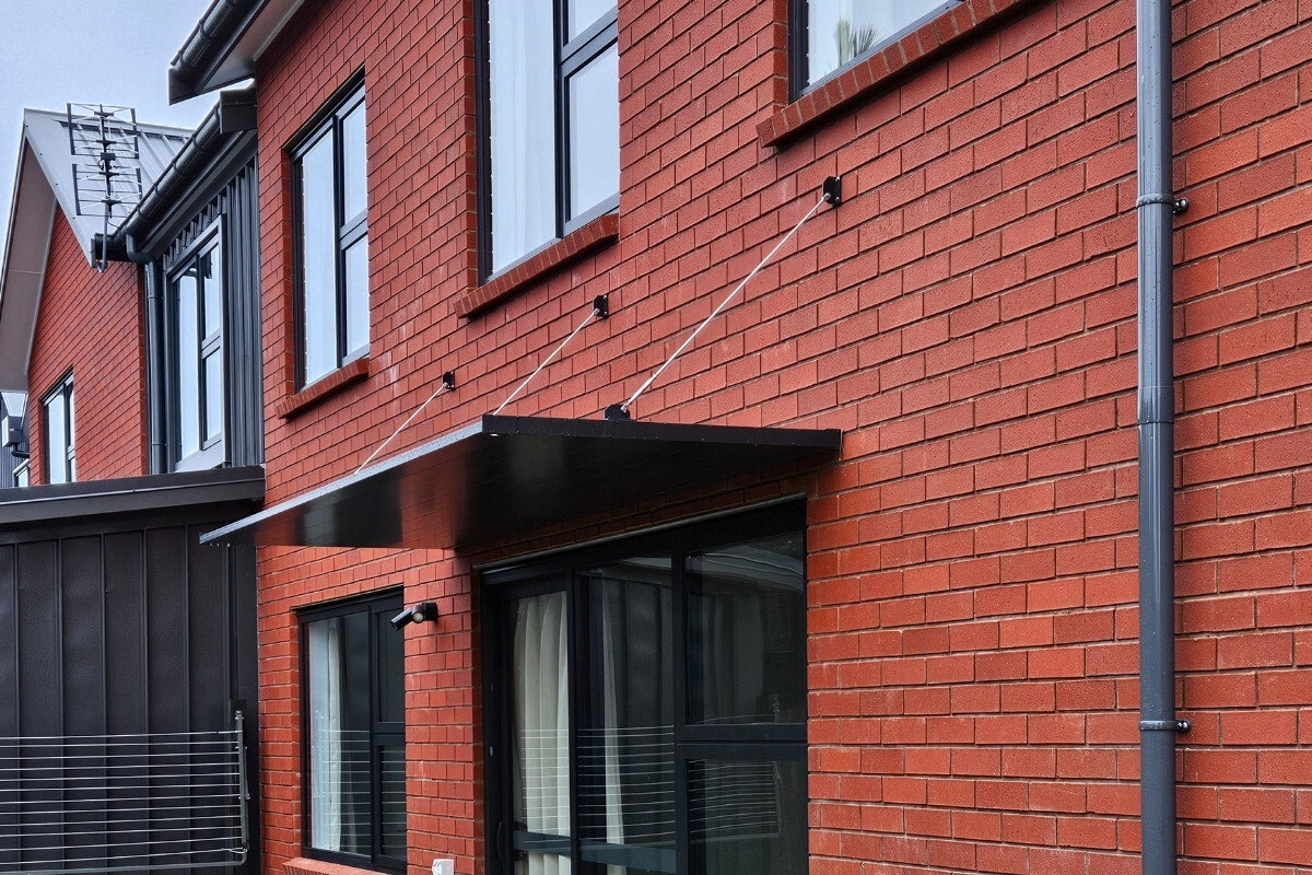 Aluminium entrance canopies by Aurae
