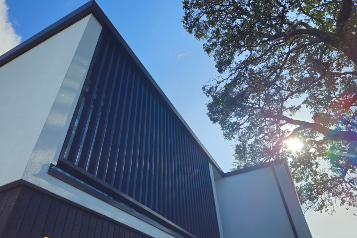 Modern Takapuna Homes with louvres