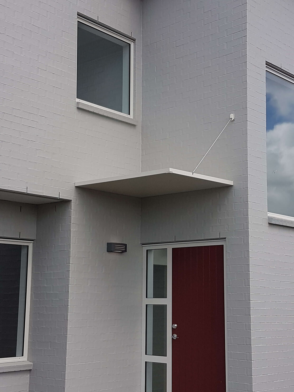 Entrance canopy used for shelter