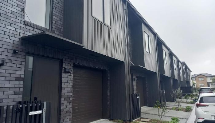 NZ housing development with Aurae entrance canopies
