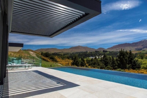 Aurae range of fixed sunshade louvres