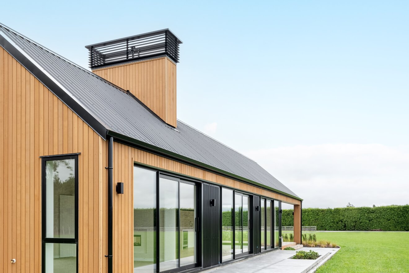 Waitakere Road house with Aurae chimney cowl Waitakere Road house with Aurae chimney cowl