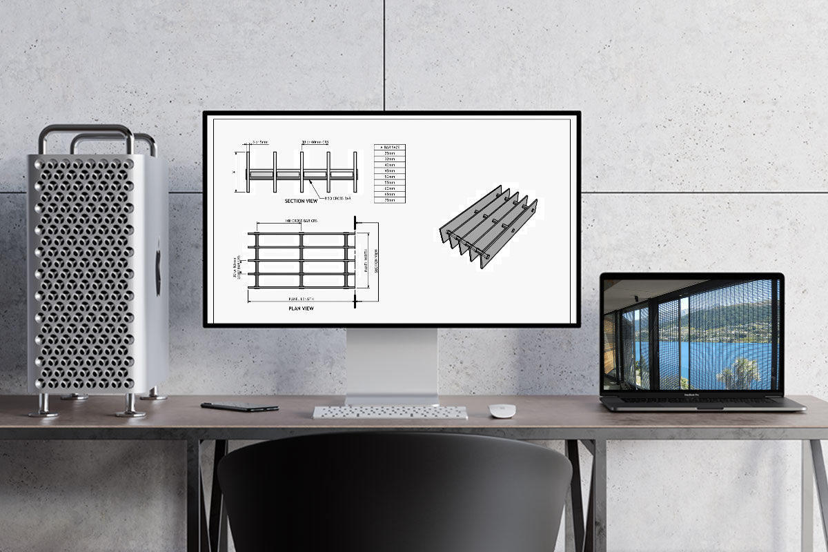 Aluminium grating files