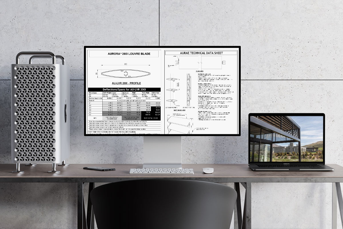 Operable louvre blade files