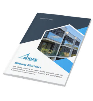 Aurae sliding shutters brochure